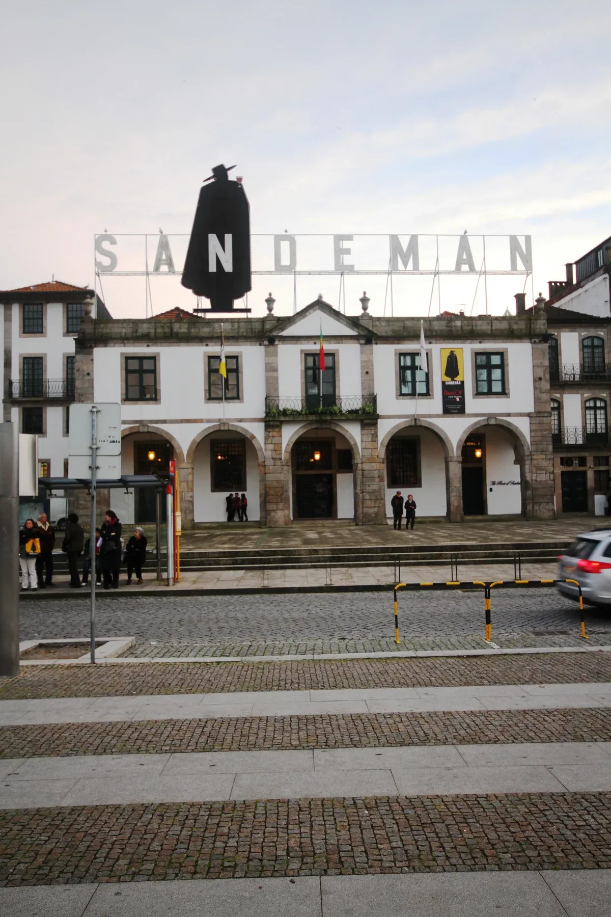 Sandeman cellar in Vila Nova de Gaia visited on a Sandeman cellar tour from Porto